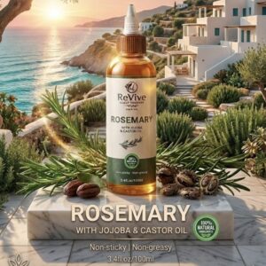 ReVive Rosemary Hair Oil with Jojoba & Castor Oil – Nourishing Scalp & Hair Treatment