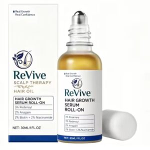 ReVive Hair Growth Serum Roll-On – Rosemary, Redensyl, Anagain, Biotin & Niacinamide
